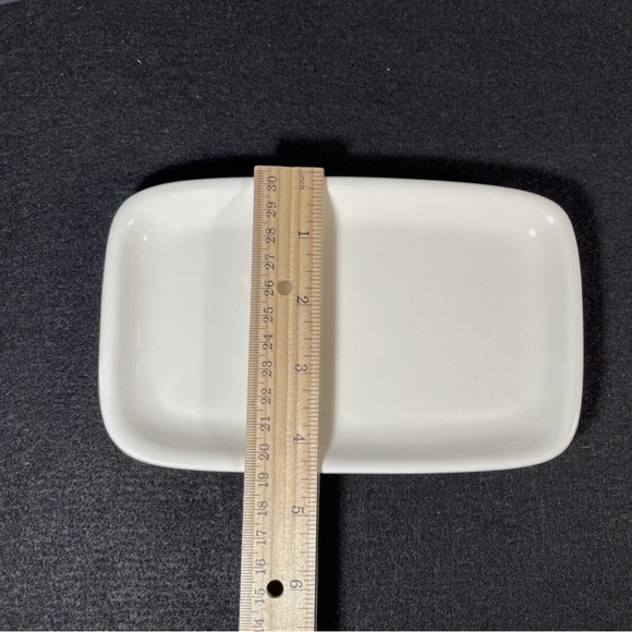 Vintage Leno poppies on blue butter Dish - Picture 11 of 12